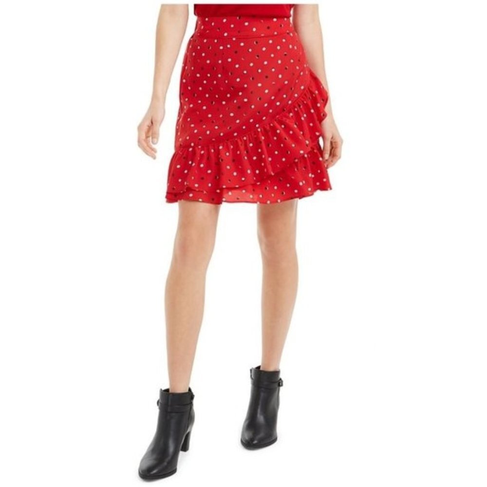 🔥Host Pick🔥 Maison Jules Ruffled Pull-On Skirt